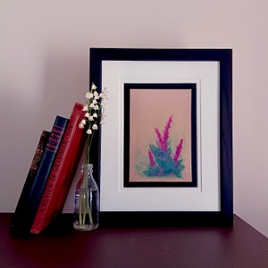 Aquarelle Basilic en fleurs (impression en édition limitée) par Emma Brown