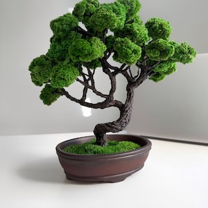 Elegant Japanese Table Home Décor, Modern Artificial Bonsai