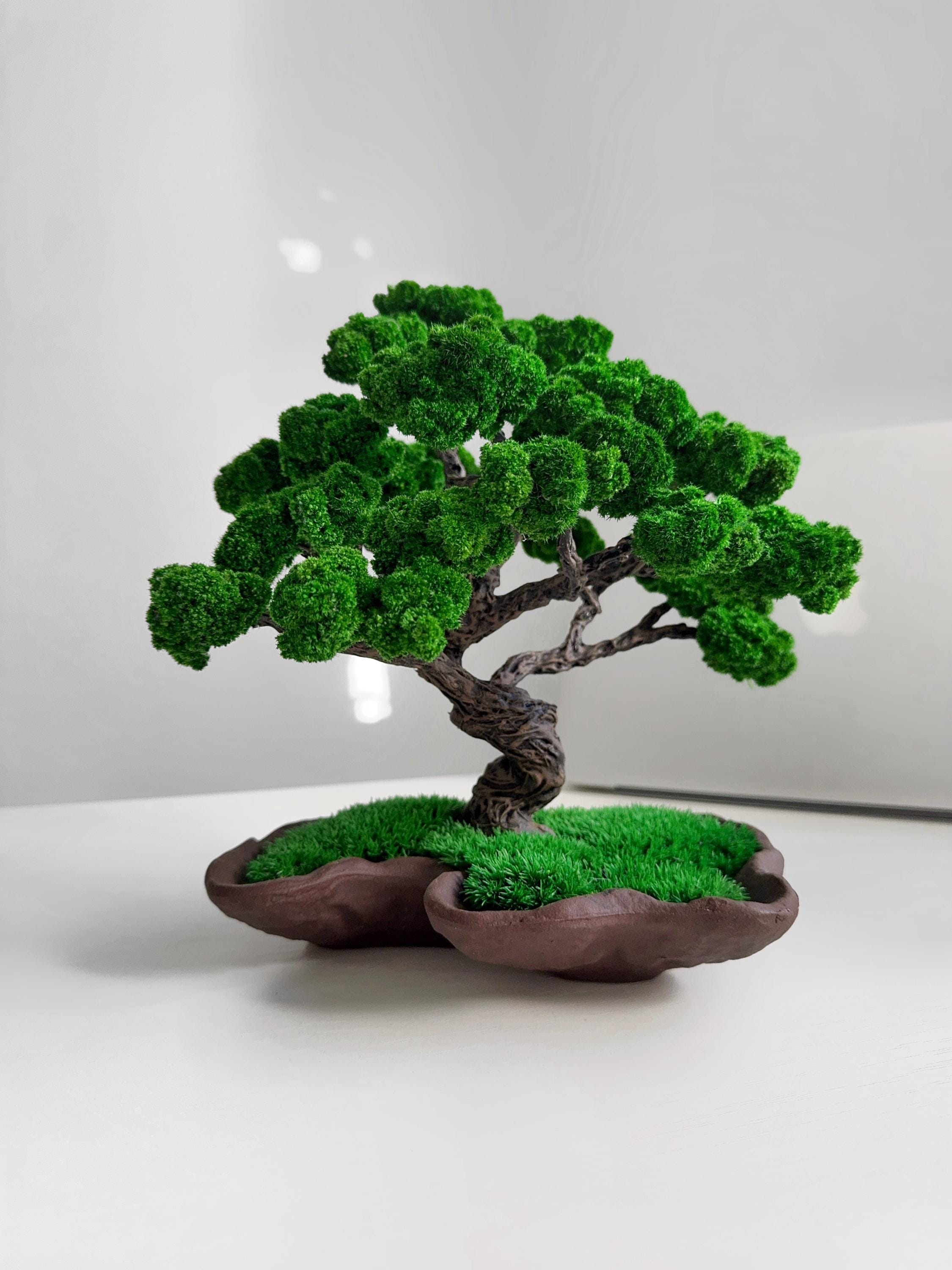 Bonsai artificiali Fiore di rosa artificiale Rosa in vaso Bonsai Office Garden Desktop Ornament Decor Fiori artificiali in vaso Decorazioni for la casa Fiore Finta Pianta da Vaso ( Color : C