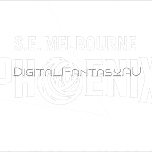 NBL SVG SE Melbourne Phoenix Baloncesto Logo Vector Archivo Descarga digital Corte láser