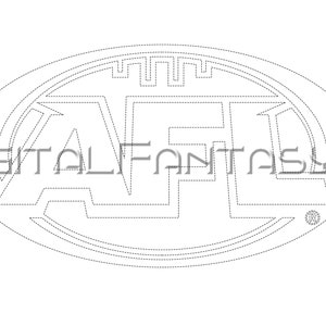 AFL SVG Logo Vector File Digital Download Laser Cut