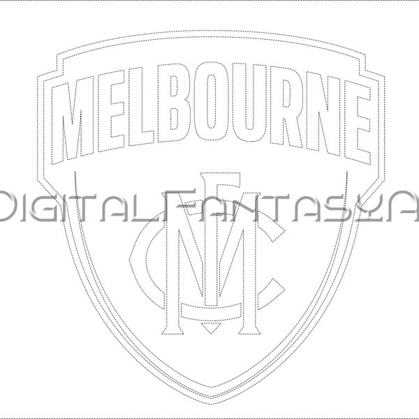Melbourne Démons Svg Etsy Australia