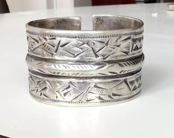 Bracelet art déco antique en argent sterling pour enfant Bracelet art déco antique en argent sterling pour enfant