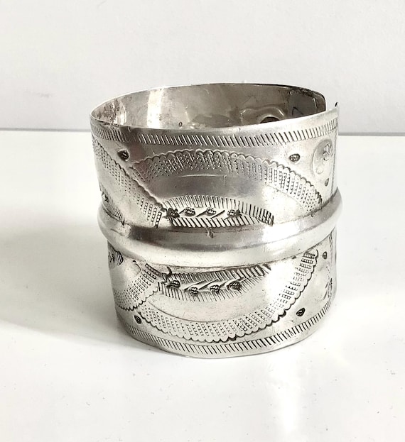 Manchette ancienne en argent de Libye. Argent de … - image 1