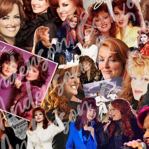 Wynonna Judd Tumbler Template Sublimation 20oz