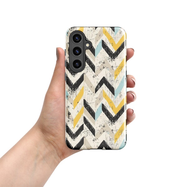 Bold Chevron phone Case for Samsung® Galaxy 'S' Phones. Standard, Plus, FE and Ultra Models.