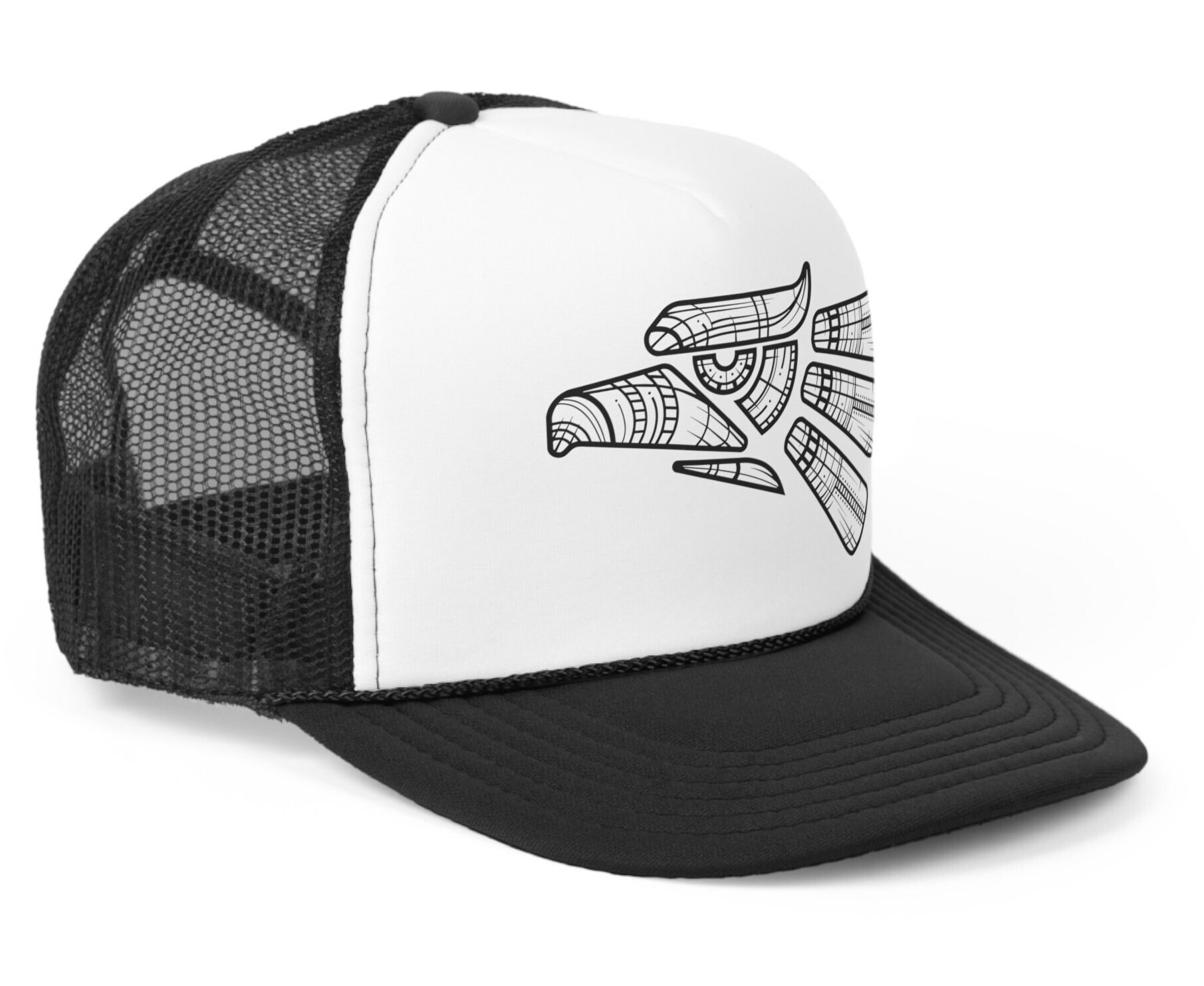 trucker-cap-mexican-logo-design-hat-summer-trucker-hat-printed-etsy