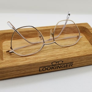 Brillenablage aus Holz (Eiche)