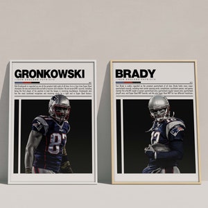 New England Patriots Digital Poster for Sports Fan Wall Art for Football Fans Modern Sports Decor for Bedroom & Office Digital Wall Art