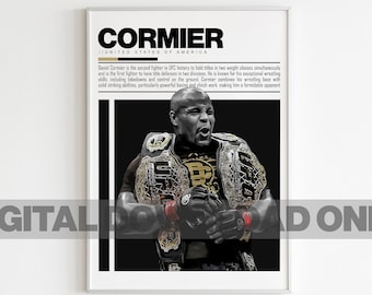 George St Pierre Digitales Poster - MMA Sports Wandkunst, UFC Schlafzimmer-  oder Bürodekor, printable Download - Etsy.de, image size:340x270