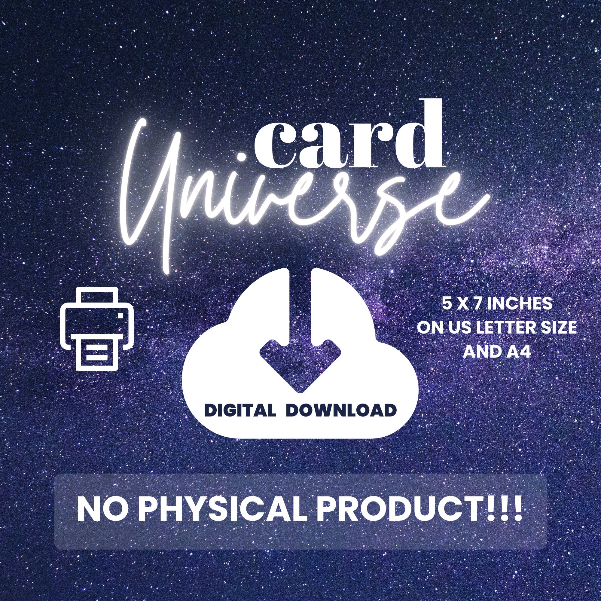 Printable Birthday Card 5 X 7 - Il Fullxfull.5007404279 D4iw 