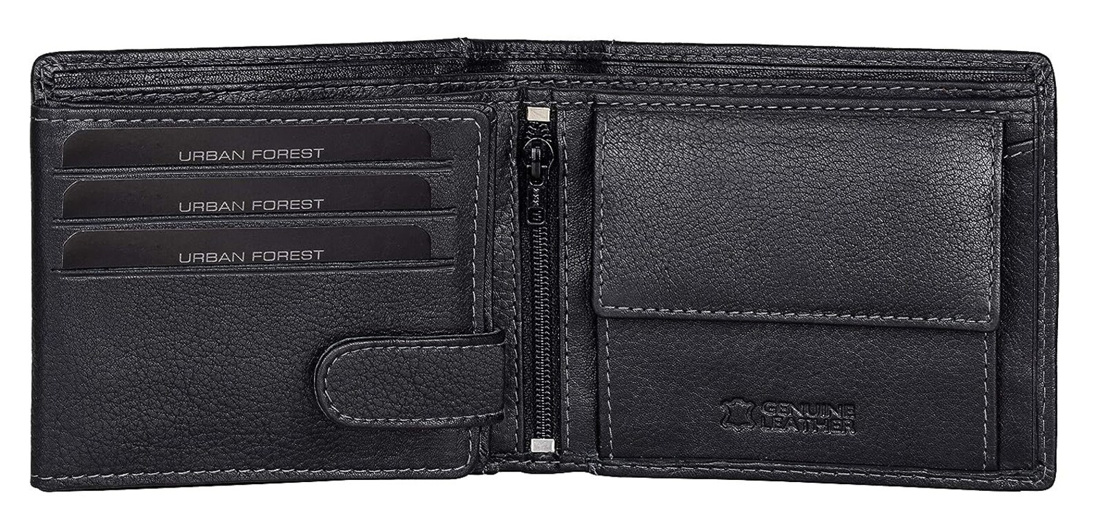 Wallet URBAN FOREST Genuine Leather Wallet for Men RFID - Etsy