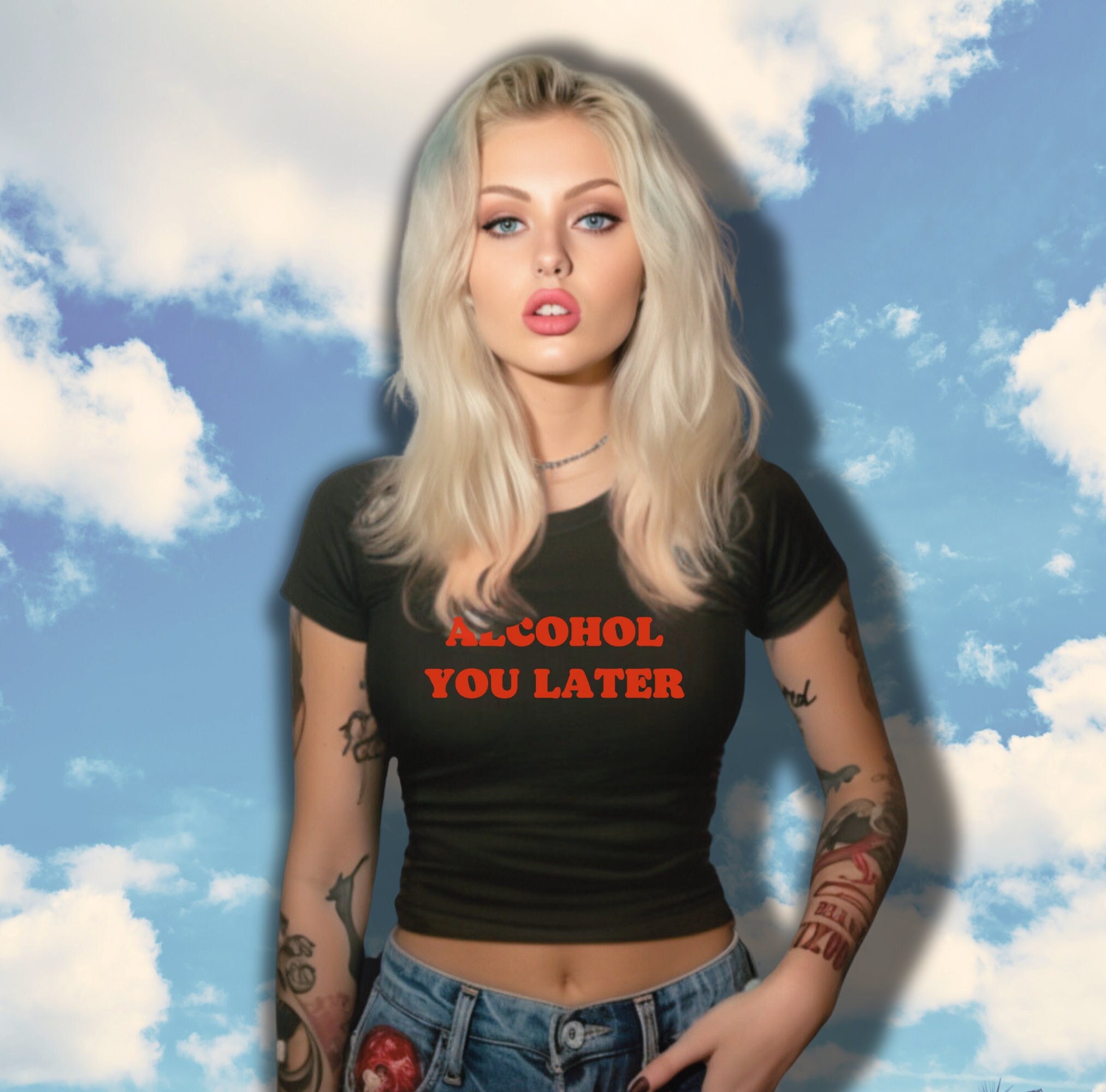 Alcohol You Later Seamless Super Crop Top – Gameday Bae