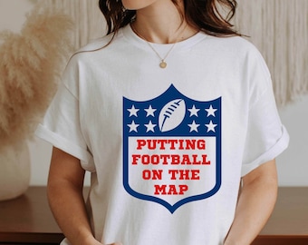 Kansas City Chiefs | American Football | Gameday Shirt | Kansas City Chiefs Sweatshirt | Putting Football on the Map