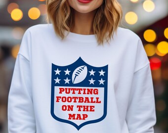 Kansas City Chiefs | American Football | Gameday Shirt | Kansas City Chiefs Sweatshirt | Putting Football On The Map