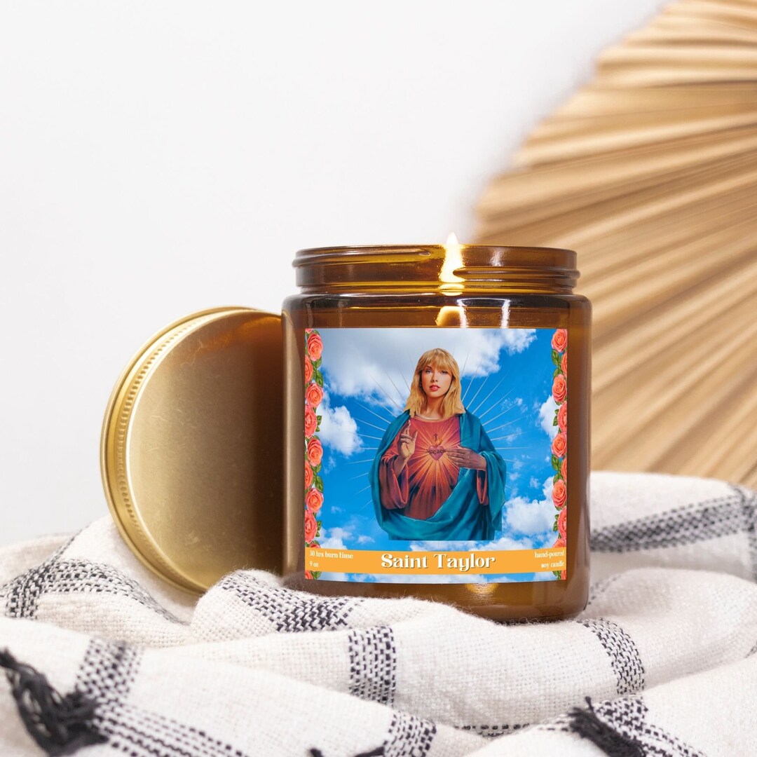 Jesus Candle, Prayer Candle, Celebrity Candle, Funny Candle Labels