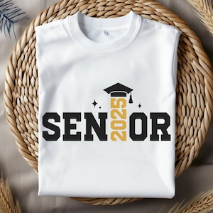 Graduation 2025 T-Shirt, Senior High School Graduate Gift, Unisex Tee, Class of 2025, Graduation Shirt