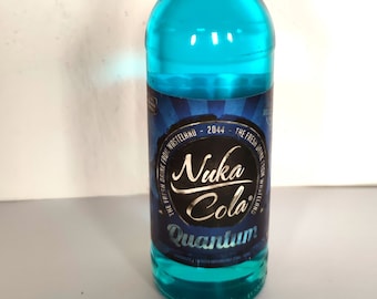 Fallout Nuka Cola Quantum Flasche blau original und selten, Glasflasche, Bottle