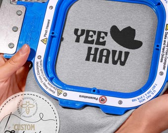Yee Haw Western Sweatshirt Embroidered | Yee Haw Crew | Cowgirl Sweatshirt | Western Crewneck | Rodeo Embroidered Sweatshirt | Love Horses