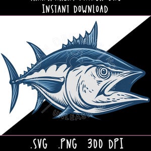 Großer Thunfischfang svg png Download | Angeln svg | Thunfisch svg png | Thunfisch Vektor Download | Thunfisch Cricut | Großer Thunfisch Instant Download Art