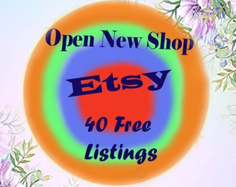 40 Free Listings Link Free Sign Up Free 40 Listings, Etsy Free Registry Open New Shop With Free Listing Unlimited Free Listing