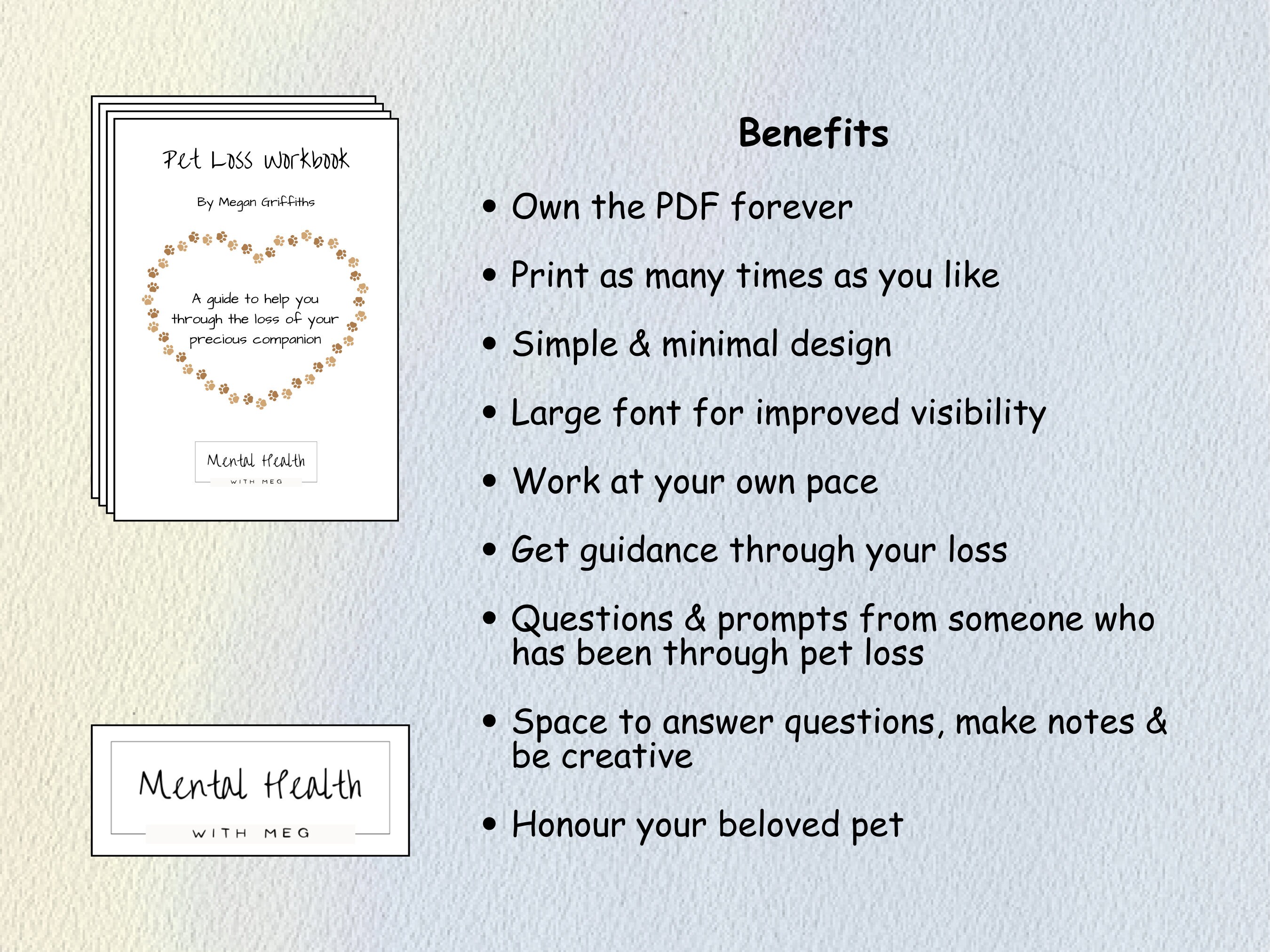 Pet Loss Workbook - Etsy