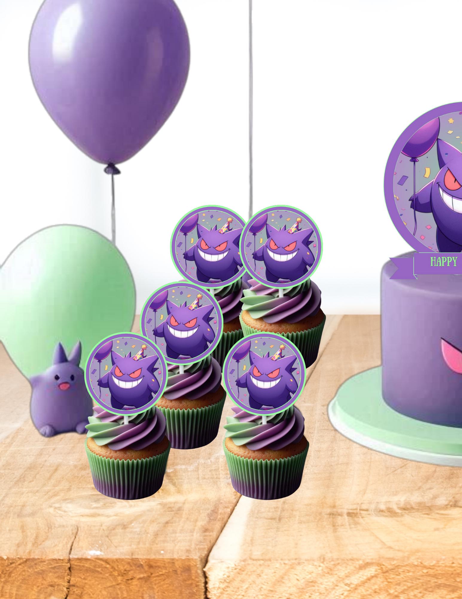 Cupcake Ideas Pokemon Cupcake Stand Pre-Cut Pokemon 2A Edible