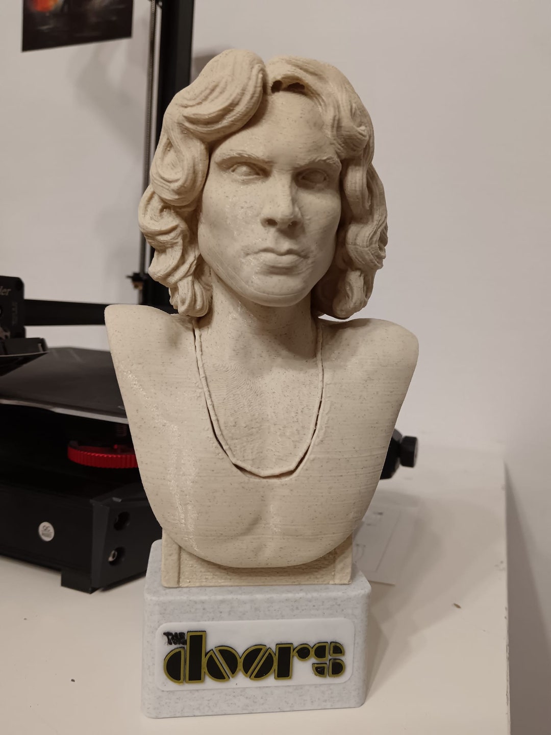 Jim Morrison Bust Sculpture the Doors Rock Music Icon Collectible