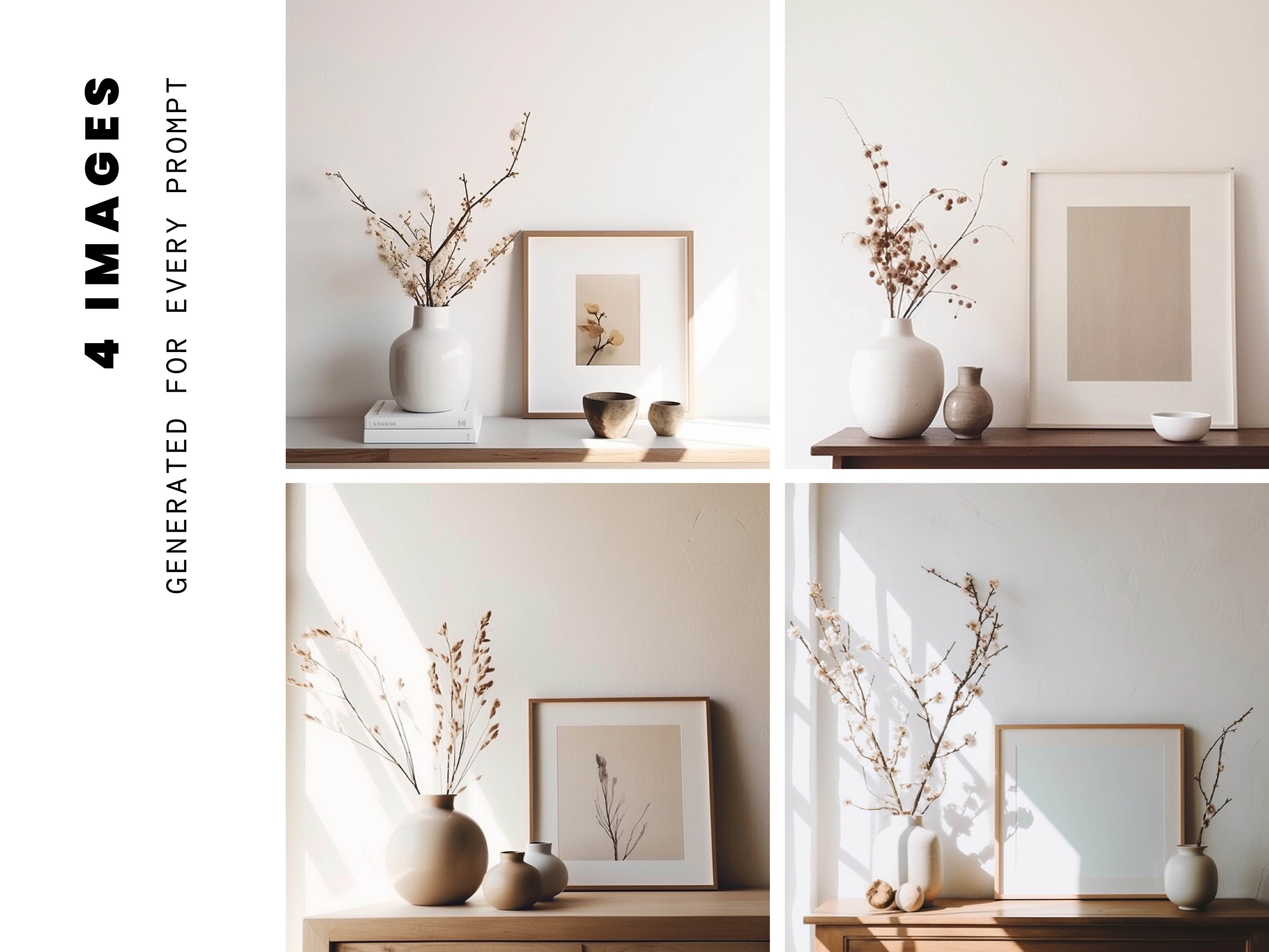 Midjourney Prompt Bundle Frame Mockup Photography Chat Gpt AI Artwork Customisable Midjourney