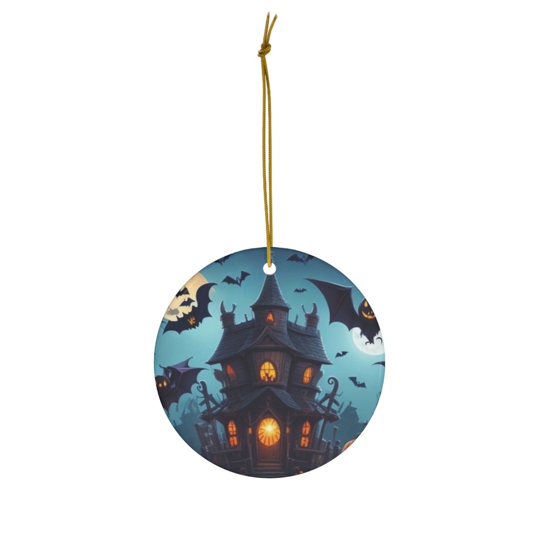Spooktacular Haunted House Halloween Ornaments: Adding a Dash - Etsy