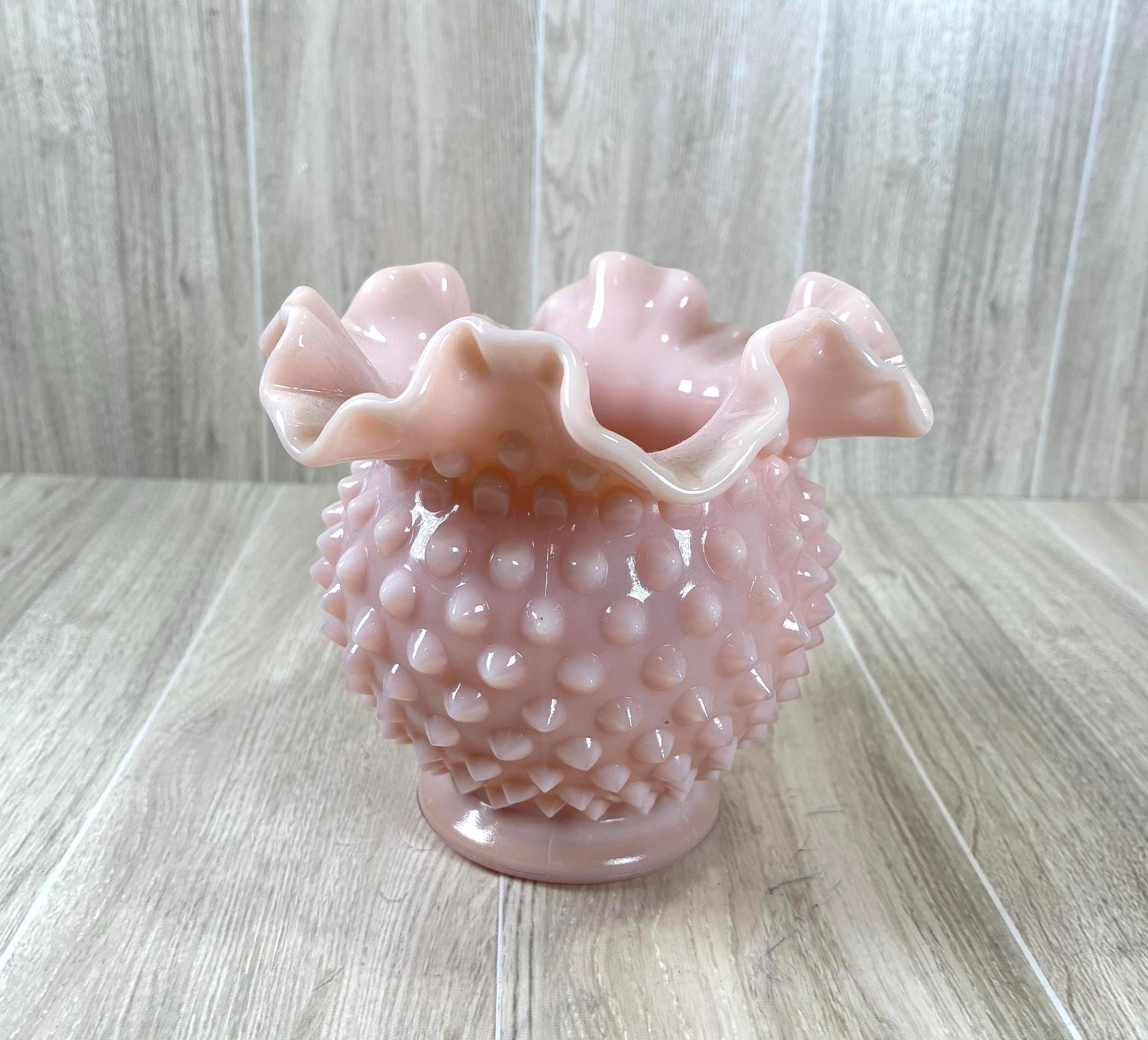 Fenton Hobnail Pink - Etsy