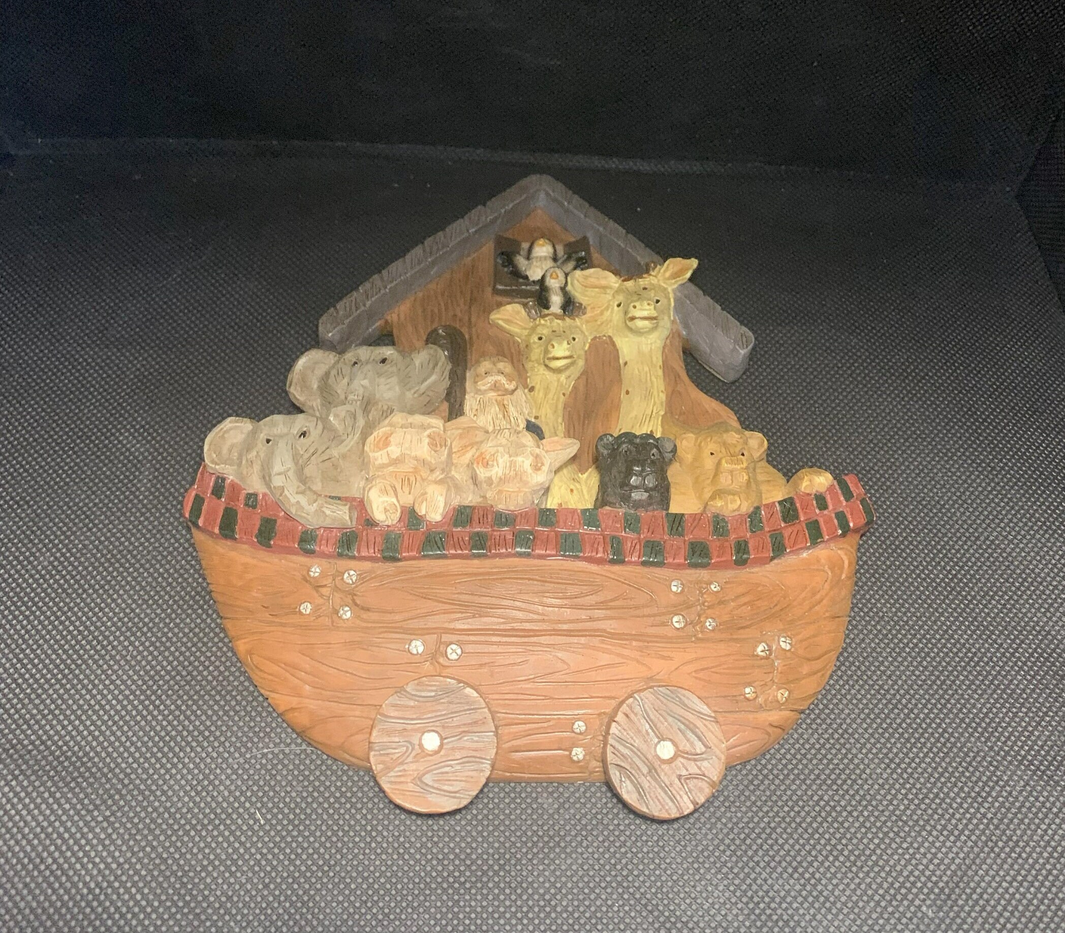 Noah's Ark Wall Hanging Resin Plaque Nursery Child's Room Home Decor - Etsy