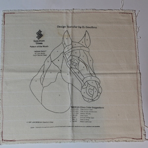 Rug Hooking Pattern  Horse