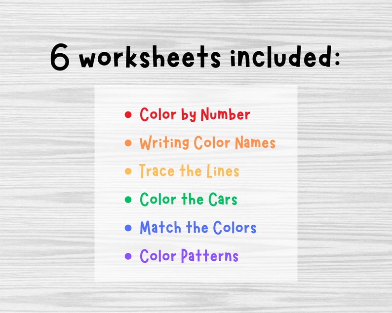 Color Learning Worksheets, Learn Colors, Color Matching, Teaching ...