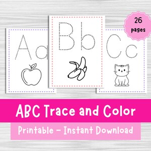ABC Letter Tracing Worksheets: Kids Alphabet Practice (PDF)