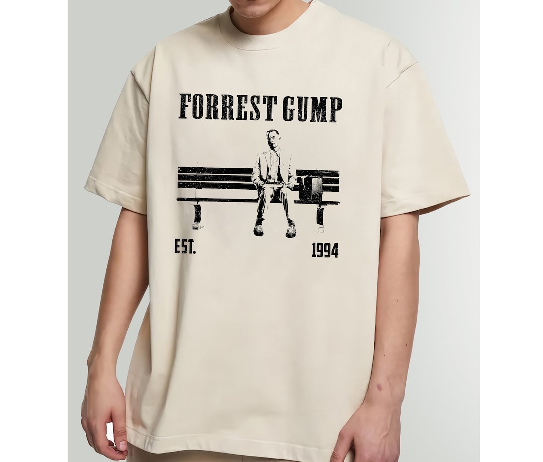 Forrest Gump Movie Tshirt Forrest Gump Tees Forrest Gump Etsy
