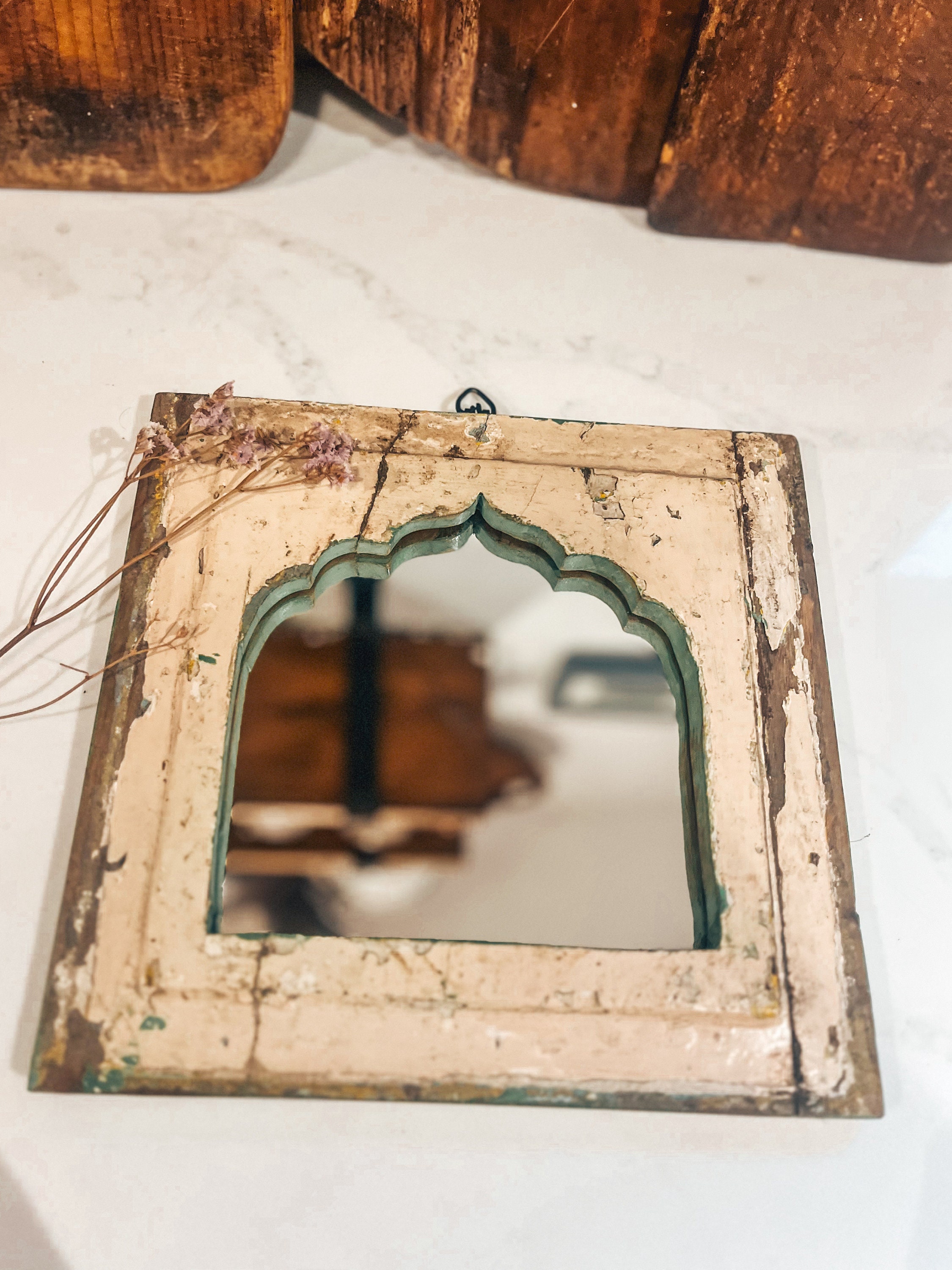Vintage Indian Mirror, Vintage Mirror, Mirror, Antique Mirror, Vintage ...