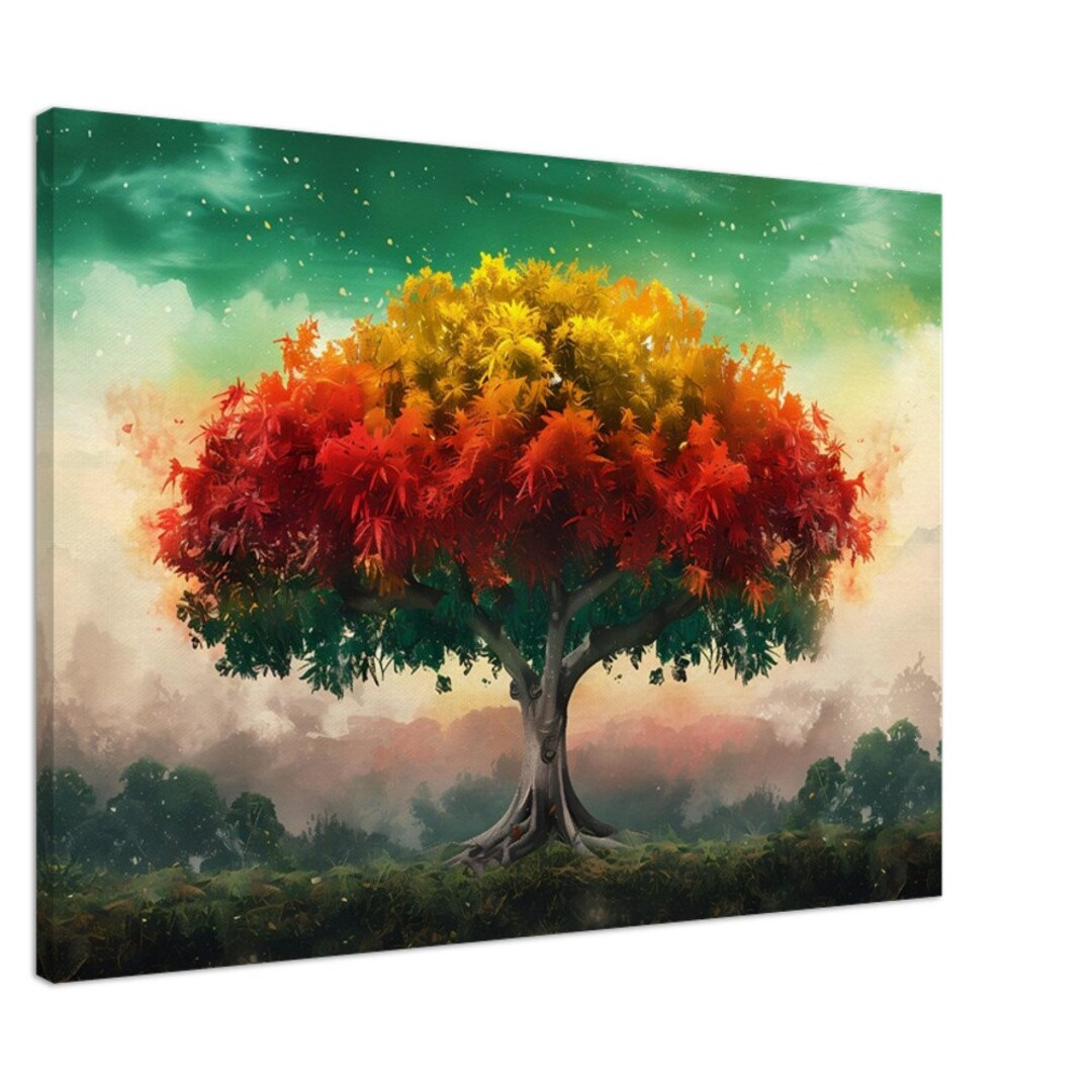 Rastafarian Canvas Wall Art, Rasta Canvas Wall Décor, Jamaican Wall Art