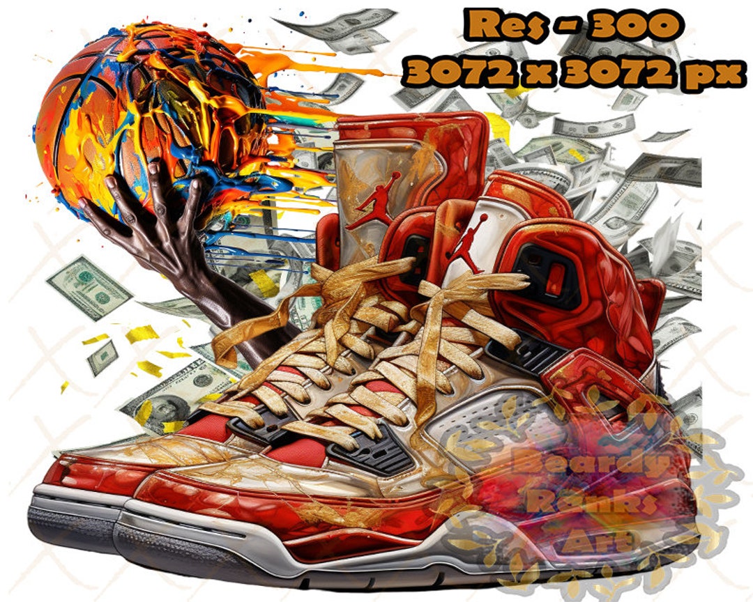 Sneaker Digital Artwork, Sneaker Canvas Art, Sneakers Download, Sneakerhead Artwork, Sneaker ...