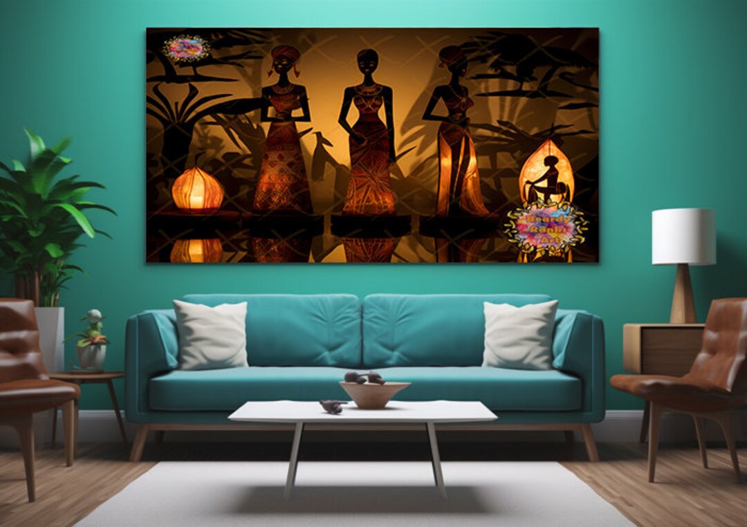 African Art, African Wall Art, Afrocentric Art, African Wall Décor