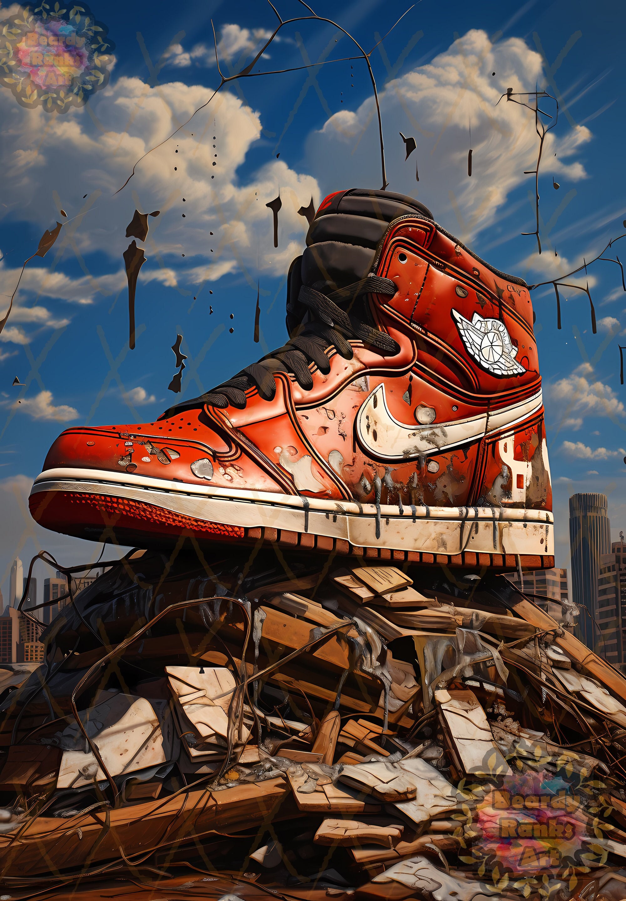 Goku off white jordan 1 sale