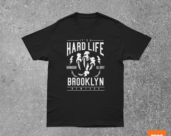 Hard Life T-shirt Retro Streetwear Tee