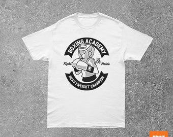 T-shirt de l'académie de boxe, Streetwear rétro