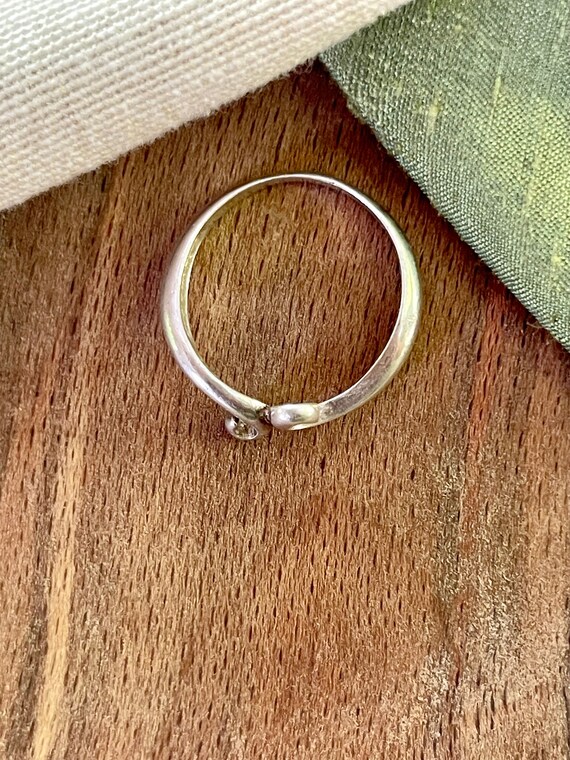 Nice Attachment Solid Sterling 925 Silver Ring SI… - image 4