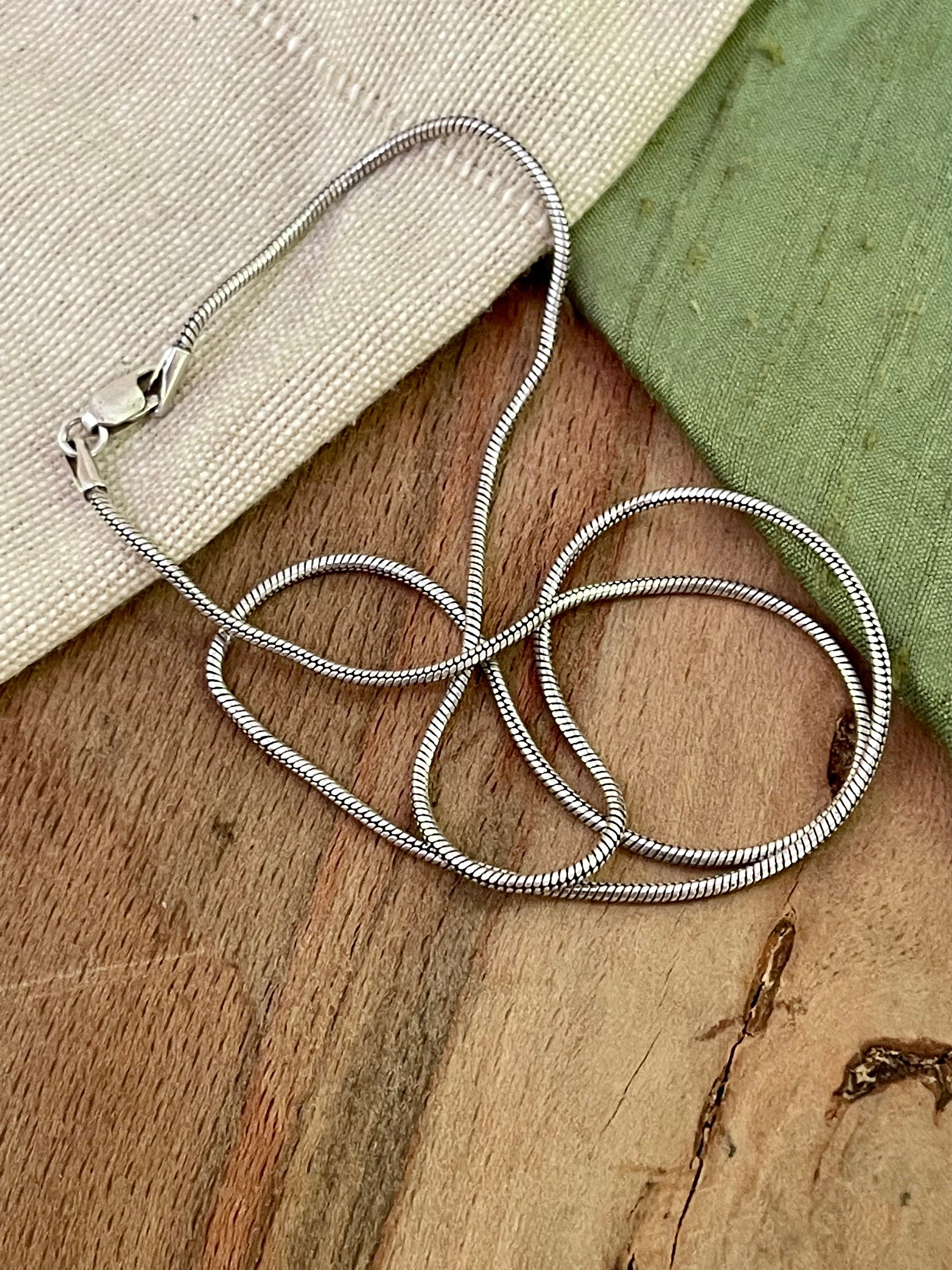 VINTAGE TIFFANY & CO. Flat Curb Chain Necklace / W Bracelet