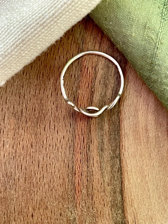 Treble Clef Solid Sterling 925 Silver Ring SIZE 5… - image 3