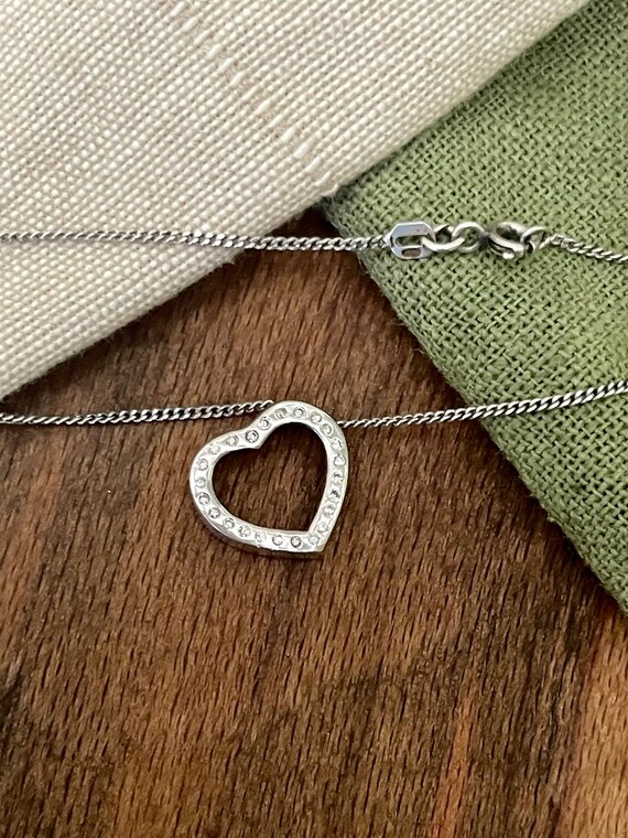 Sterling Silver Monogram with Etched Outline Station Pendant Necklace Sterling Silver Monogram with Etched Outline Station Pendant Necklace