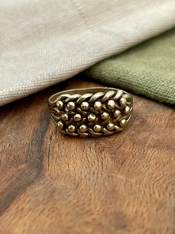 Large Gold Plated Beekeeper Solid Sterling 925 Si… - image 1