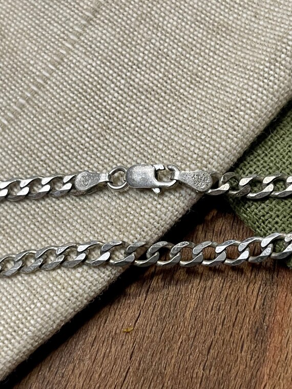 Nice Thin Delicate Curb Chain Solid Sterling 925 … - image 2