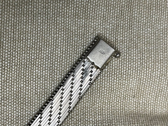 Think Heavy Flat Link Solid Sterling 925 Silver B… - image 3